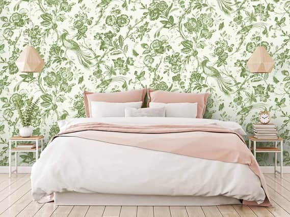 Bring nature into your decor. This wallpaper is by Woodchip and Magnolia