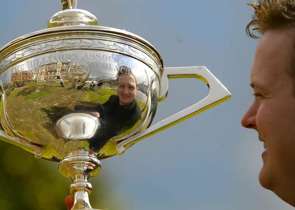 Reflected glory: World snooker champion Shaun Murphy. Picture: Gareth Copley/PA