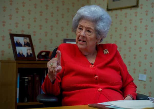 Baroness Betty Bothroyd is the former Speaker of the House of Commons.