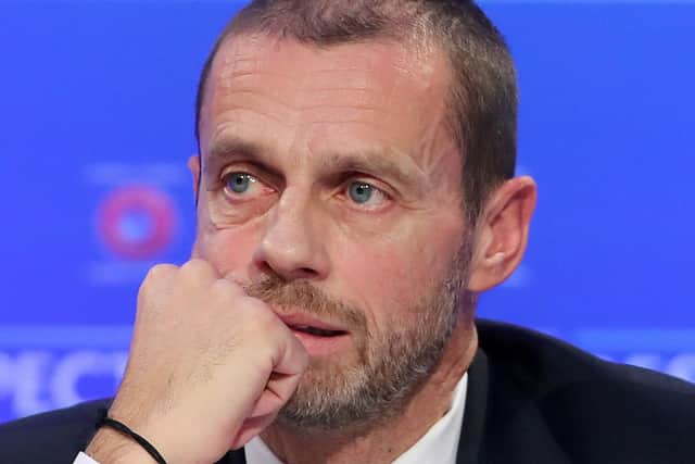 GUIDANCE: Aleksander Ceferin is president of UEFA