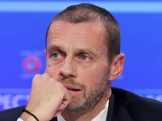 GUIDANCE: Aleksander Ceferin is president of UEFA