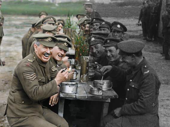 They Shall Not Grow Old by Peter Jackson comprised of restored archive footage that has been colourised. Picture: Imperial War Museum/Peter Jackson/PA Wire