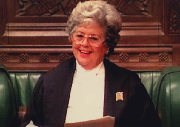 Baroness Betty boothroyd OM is a former Speaker of the House of Commons.