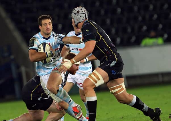 Dan Suter, right, in action for Ospreys before moving to Doncaster (PIcture: Getty Images)