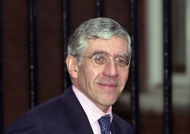 Foreign Secretary Jack Straw arrives for a cabinet meeting in London in 2001. PA Photo: Michael Stephens.
