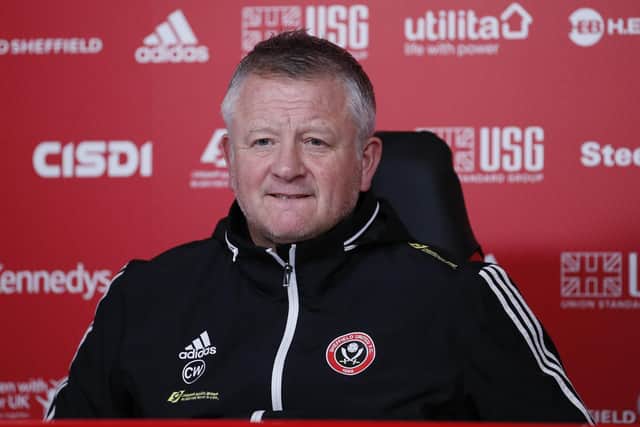 SACRIFICE: Chris Wilder has deferred a portion of his wages for six months