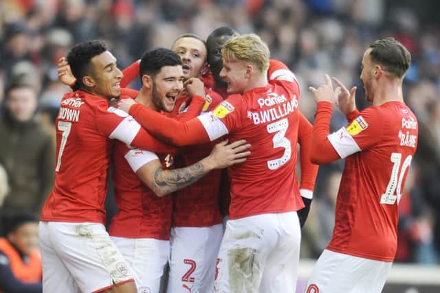In talks: Barnsley players are being kept up to speed on pay issues.