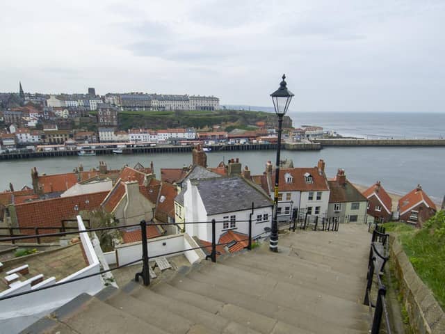 Whitby is quiet during lockdown. Pic: Tony Johnson
