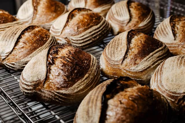 One of Bluebird Bakery's most popular savoury items includesthe bakery's  sourdough. Photo credit: Esme Mai Photography