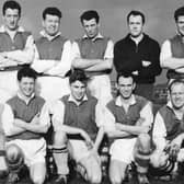 Malcolm Guest is pictured (front row far left) with the Yorkshire Colts football team.