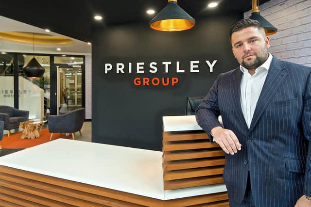 Property entrepreneur Nathan Priestley who has built the Priestley Group into a major player after starting the business in Bradford