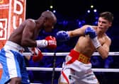 ON THE WORLD STAGE: Leeds boxer Hope Price, right, in action against Swedi Mohamed on the undercard of Anthony Joshua’s fight against Andy Ruiz Jr in December last year. Picture: Getty Images.