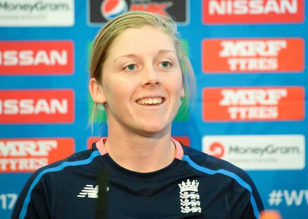 England captain Heather Knight hopes women’s sport is not ignored after coronavirus break.