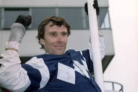 Peter Scudamore retired from riding in 1993 after 1,678 career wins. This was him after his final winner at Ascot.