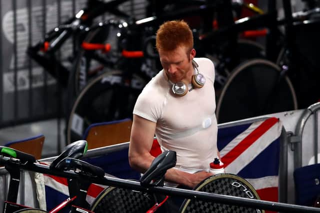 LEGEND: Yorkshireman Ed Clancy, pictured during day one of the 2020 UCI Track Cycling World Championships at Velodrom, Berlin in February. Picture: Tim Goode/PA