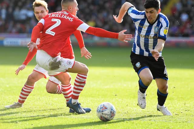 DERBY: Action from Barnsley v Sheffield Wednesday from February. Picture: George Wood/Getty Images.