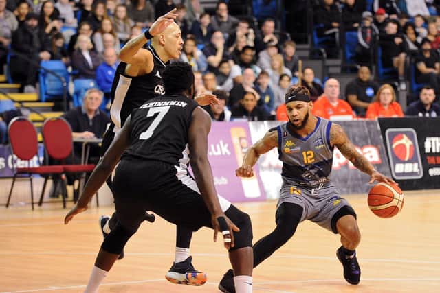 In control: Sheffield Sharks in action earlier this season