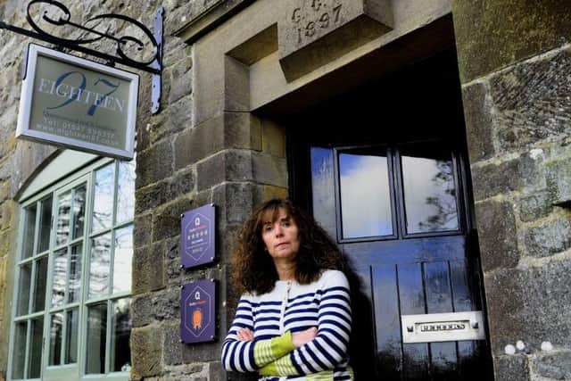 Bed and breakfast owner Fiona Gardham is among those questioning why second home owners are able to claim from a grant scheme set up to help small businesses.