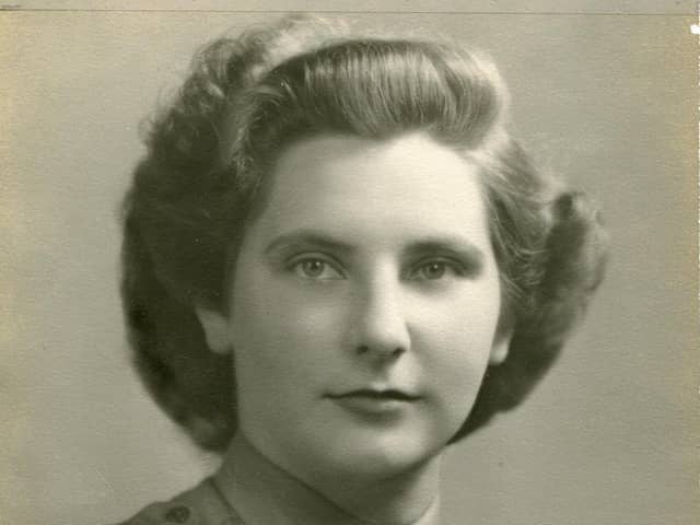 Betty Webb MBE in Washington in 1945. Picture supplied by WRAC.