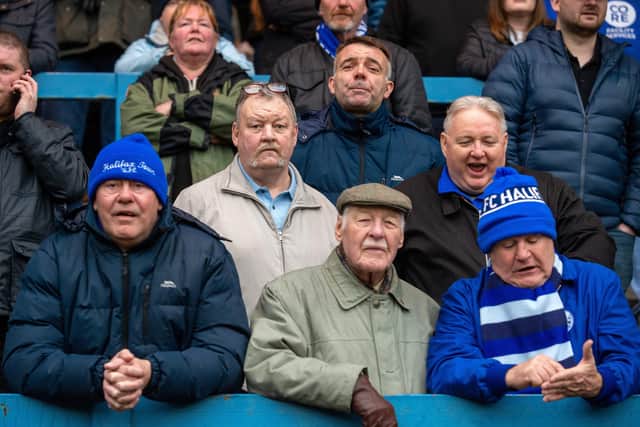 FC Halifax Town fans would not be able to watch any National League finale if it was played behind-closed-doors at St George's Park.  Picture: Bruce Rollinson
