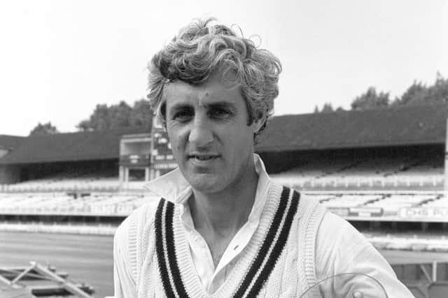 Mike Brearley: At Lord's after being named new England captain following Ian Botham's resignation.