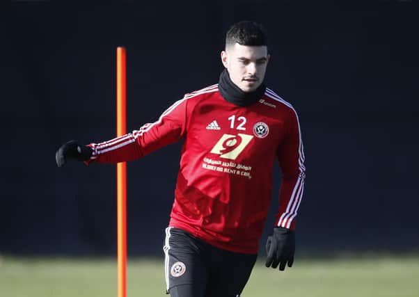 Going it alone: John Egan and his Sheffield United team-mates would initially have to train in isolation.
