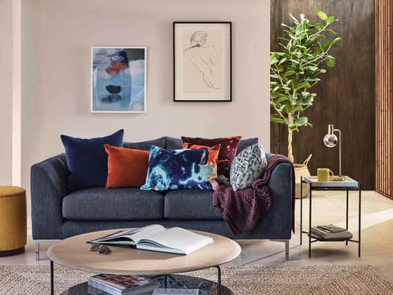 A clean and tidy home will enhance your wellbeing. Picture and furniture from John Lewis