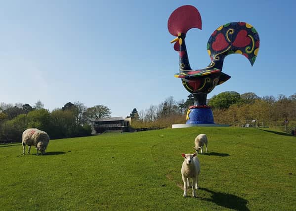 Yorkshire Sculpture Park pictured during the coronavirus lockdown