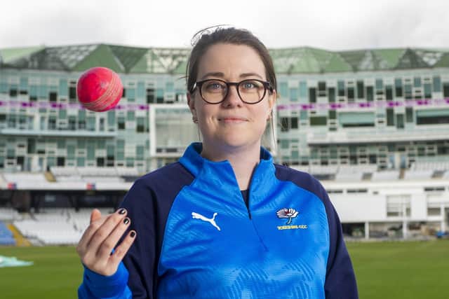 Yorkshire cricketer Katie Levick: Backs new competition. Picture: Tony Johnson