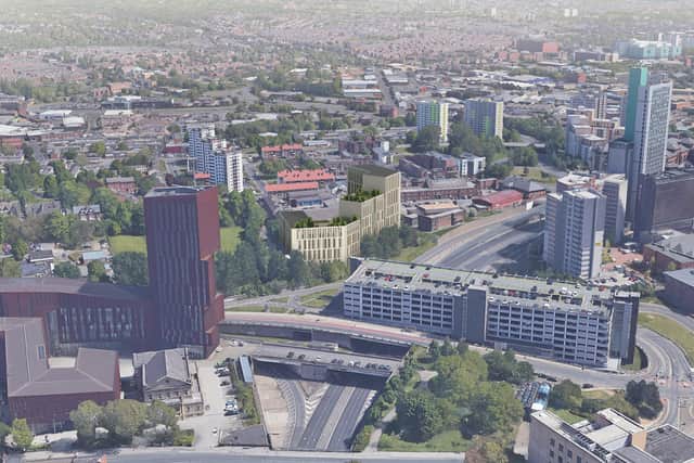 Plans for new student accommodation at Carlton Hill, Leeds.