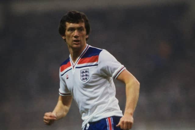 CAPPED: Trevor Cherry in action for England during the early 1980s Picture: Getty/Allsport UK