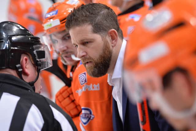 ATTACK-MINDED: Sheffield Steelers' head coach, Aaron Fox. Picture: Dean Woolley.