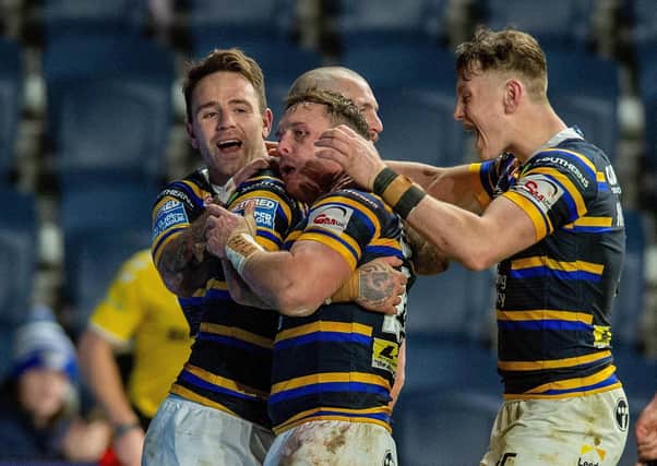 GET IN: Players and officials at Super League, Championship and Championship 1 clubs will be celebrating the news the sport is to get a £16m cash boost to help it through the coronavirus crisis. Picture: Bruce Rollinson