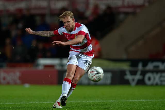 James Coppinger has signed new deal at Doncaster Rovers.  Picture Bruce Rollinson