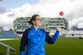 BIG BLOW: Yorkshire Diamonds' cricketer Katie Levick. Picture: Tony Johnson