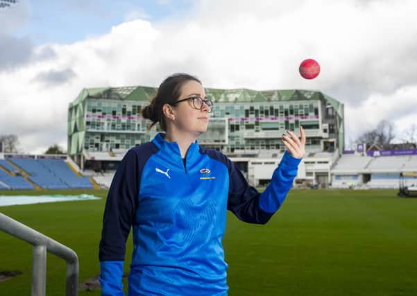 BIG BLOW: Yorkshire Diamonds' cricketer Katie Levick. Picture: Tony Johnson