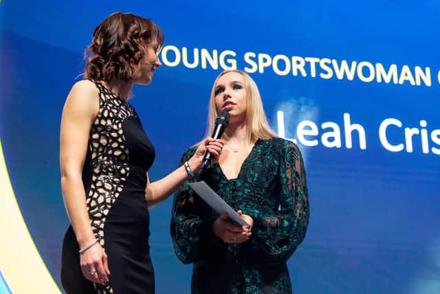 Leeds Sports Awards 2020 - First Direct Arena, Leeds, England - Young Sportswoman of the year winner Leah Crisp.