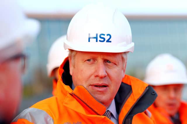 Boris Johnson and the Government gave bacnking to HS2 before the Covid-19 pandemic.