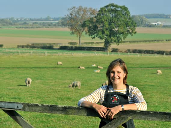Caroline Barker from Cundall Lodge Farm. Picture: Gary Longbottom