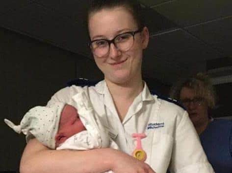 Georgia Parker, a second year midwifery student, from the University of Bradford said:"You are helping someone at a time in their life theyre never going to forget and the fact you can become involved in that is a privilege." Photo credit: Other