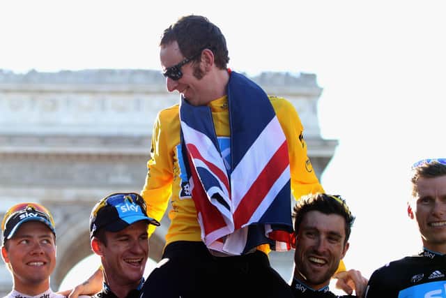 FLASH BACK: Bradley Wiggins won the 2012 Tour de France and organisers are determined to try and get this year's edition completed.