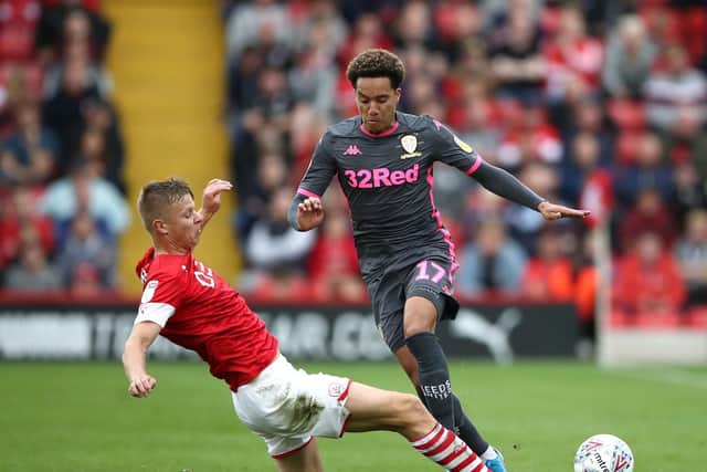 WAITING: When the Championship came to a halt, Mad Andersen's Barnsley were bottom, and Helder Costa's Leeds United were top
