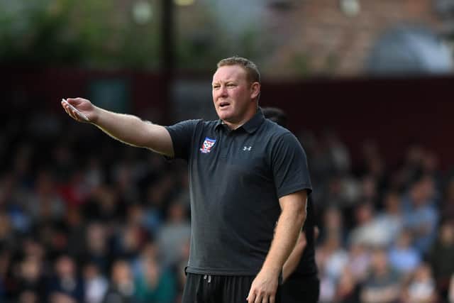 HOPEFUL: York City manager Steve Watson had guided the Minstermen to top of National League North when the season was suspended. Picture Jonathan Gawthorpe