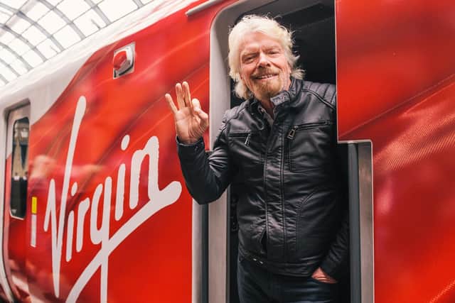 Sir Richard Branson's Virgin business empire previously ran a number of UK rail franchises.