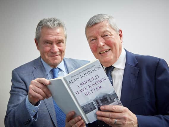 Paul Sewell with Alan Johnson.