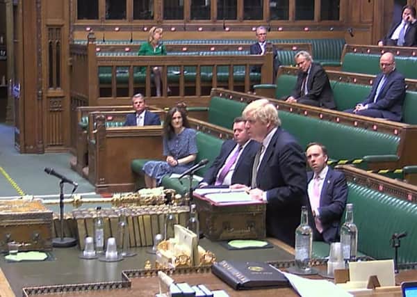 Boris Johnson was put on the spot at Prime Minister's Questions.