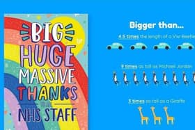 Card Factory is creating the world's biggest thank you card for the NHS