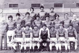 Barnsley class of 81: Mick McCarthy, second right, middle row, and manager Norman Hunter, centre of front row.