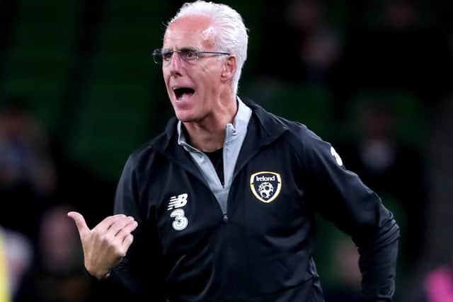 Mick McCarthy: In charge of the Republic of Ireland last year.