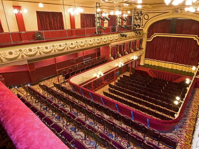 The intimate interior of Leeds City Varieties, home to the Good Old Days.